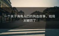 一个关于海角入口的狗血故事，结局太破防了
