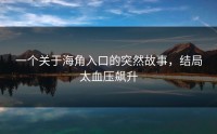 一个关于海角入口的突然故事，结局太血压飙升