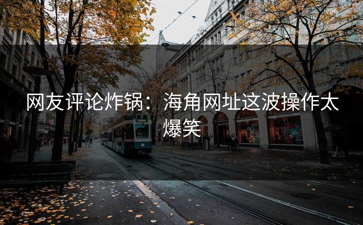 网友评论炸锅：海角网址这波操作太爆笑